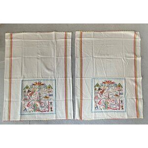 Catstudio Arizona Dish Towels Set of 2 Cotton AZ Map Design 29x21 New Gift